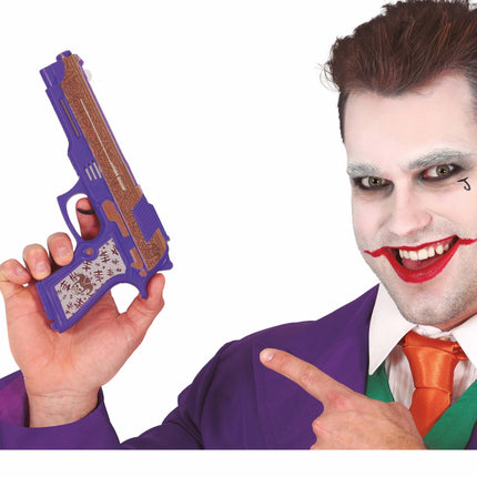 Pistola finta viola 21 cm