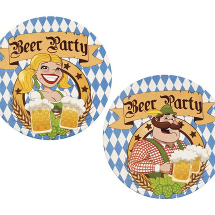 Tappetini per birra Oktoberfest 10cm 10pz