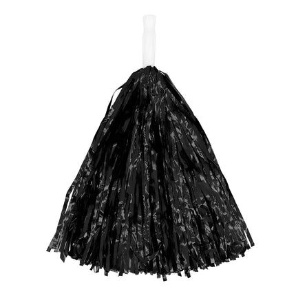 Pompom nero da 34 cm