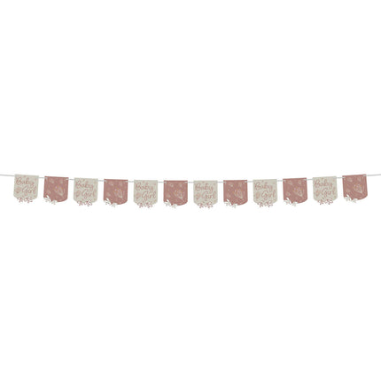 Ghirlanda di lettere di nascita Babygirl 6m