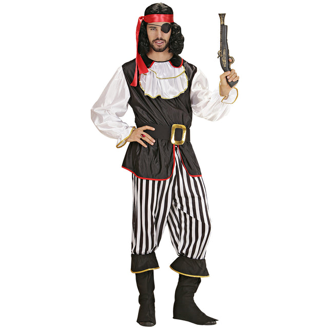 Tuta Pirata Bianco Nero Uomo