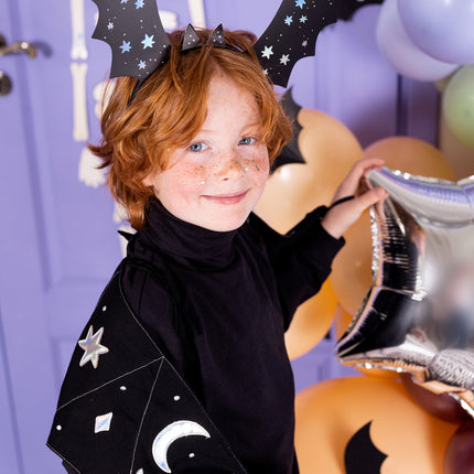 Cerchietto per capelli Halloween Bat 23 cm