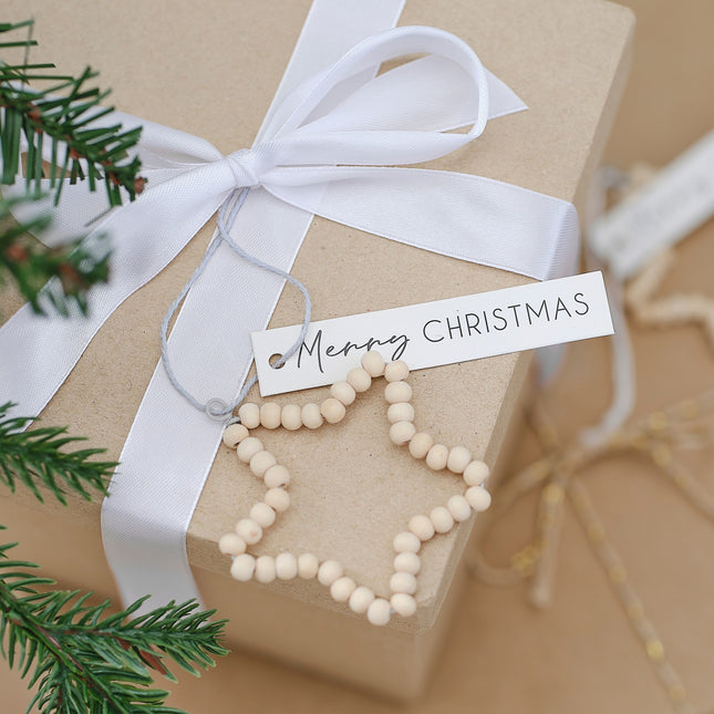 Biglietti regalo di Natale in legno