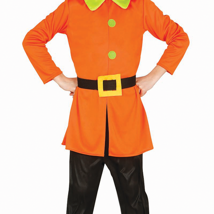 Costume da nano bambino arancione