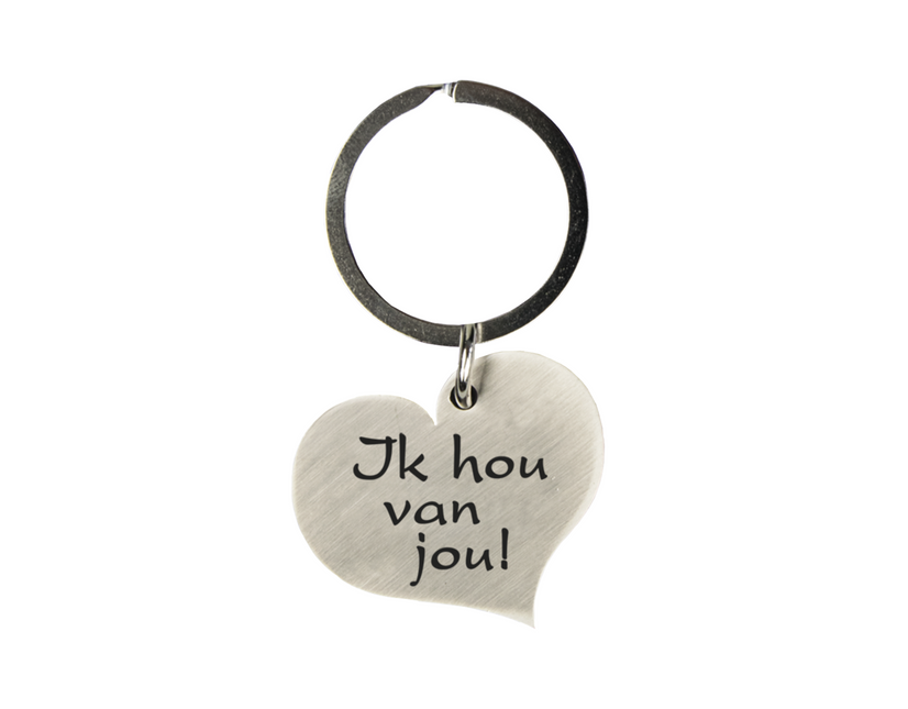 Portachiavi Cuore I Love You 10 cm