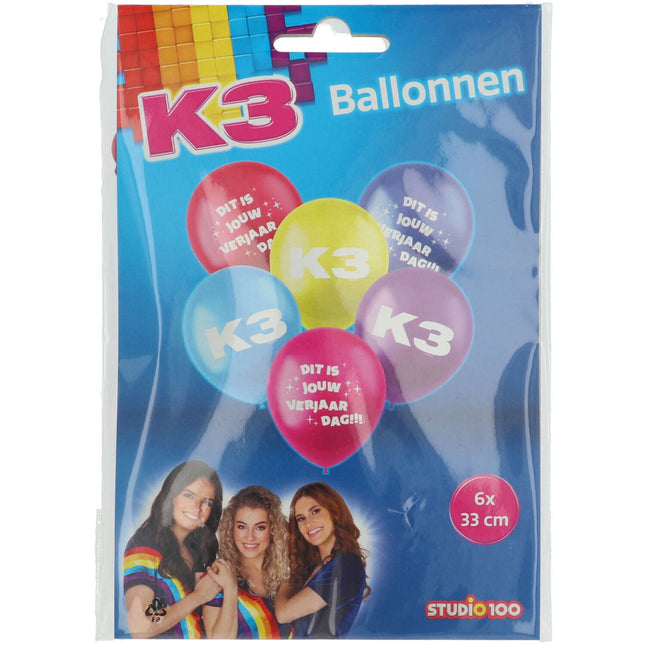 Palloncini K3 23cm 6pz
