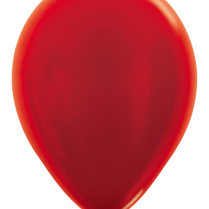 Palloncini Metallic Red 30cm 50pz