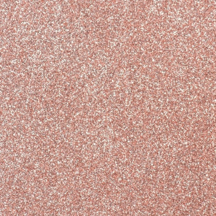 Bandiera oro rosa glitterata 6m