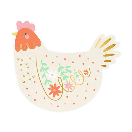 Tovaglioli Gallo 16cm 20pz