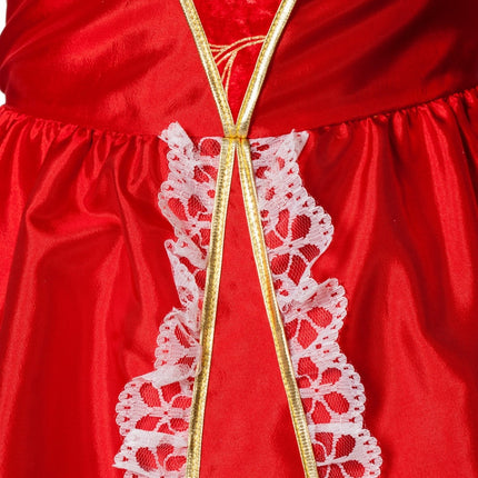 Abito medievale rosso