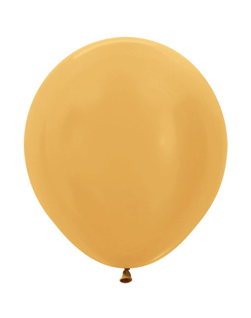 Palloncini oro metallizzati 45cm 25pz