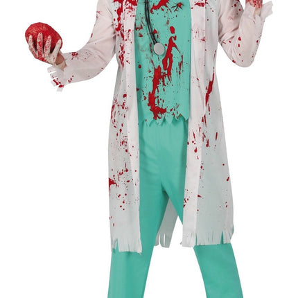 Dottore Zombie Costume Halloween Uomo