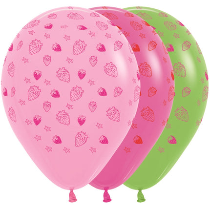 Palloncini Fragola Mix 30cm 25pz