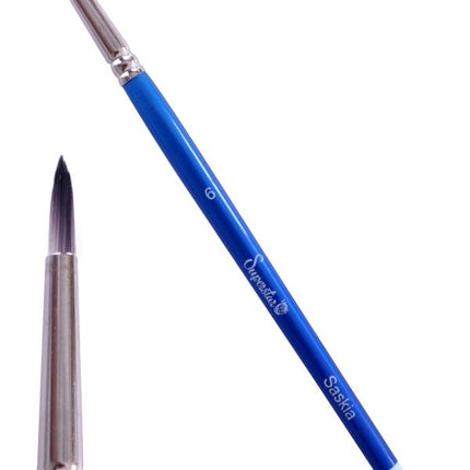Spazzola Schmink blu Fiore n.6