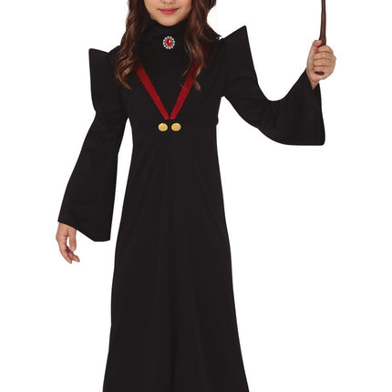 Costume di Halloween da ragazza strega