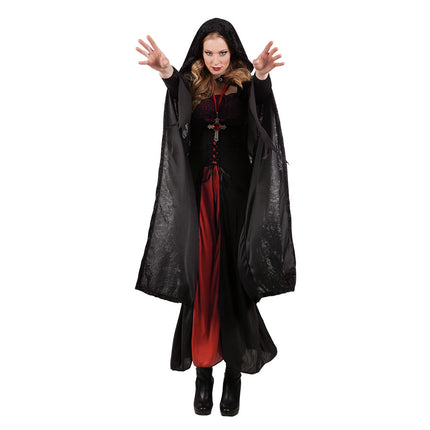 Capo di Halloween nero 1,7 m