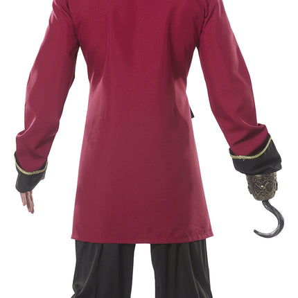 Abito da pirata Bordeaux Red Uomo