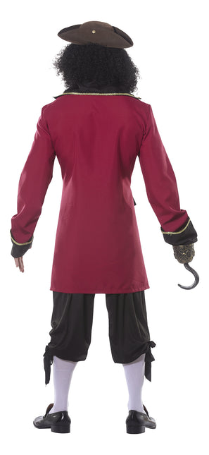 Abito da pirata Bordeaux Red Uomo