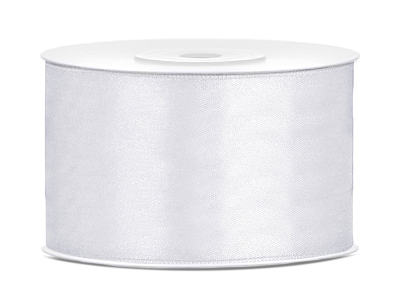 Nastro di raso bianco 38 mm 25 m