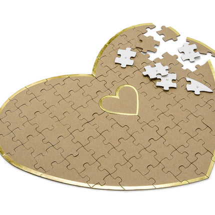 Puzzle del cuore del libro degli ospiti 45 cm