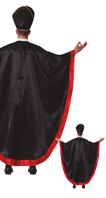 Costume Satana Halloween Uomo Nero
