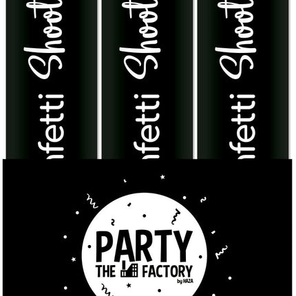 Cannone di coriandoli colorati 40 cm