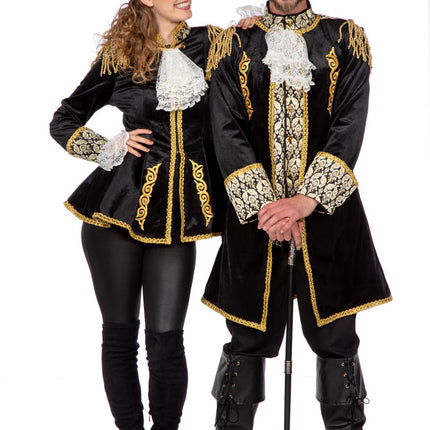 Giacca Marquise Nero Oro Donna