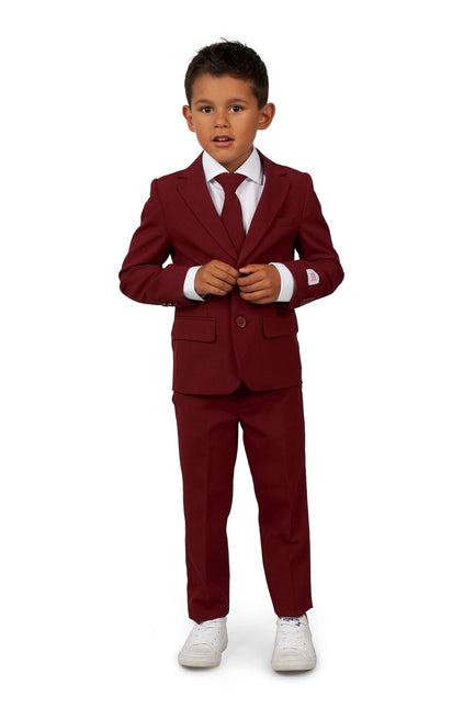 Abito rosso Bordeaux Ragazzo <tc>OppoSuits</tc>