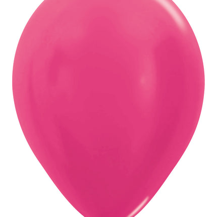 Palloncini metallizzati fucsia 30cm 50pz
