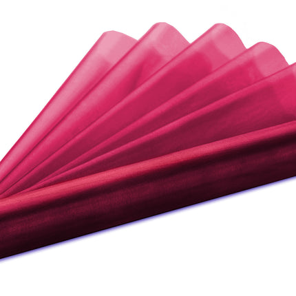 Tessuto Organza Rosso Bordeaux 36cm 9m