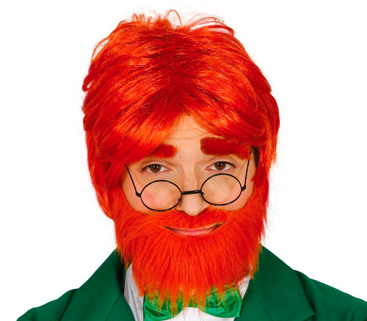 Parrucca Barba Rossa