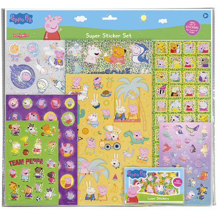 Set di adesivi di Peppa Pig grande