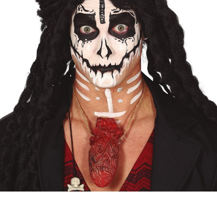 Collana di Halloween Cuore insanguinato