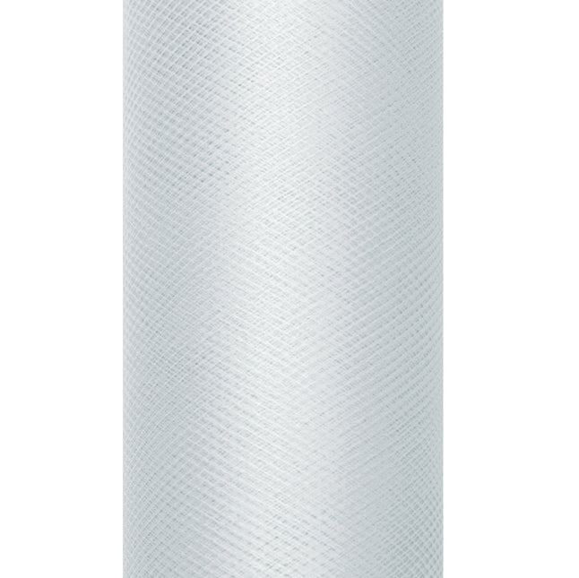 Rotolo di tulle grigio 30cm 9m
