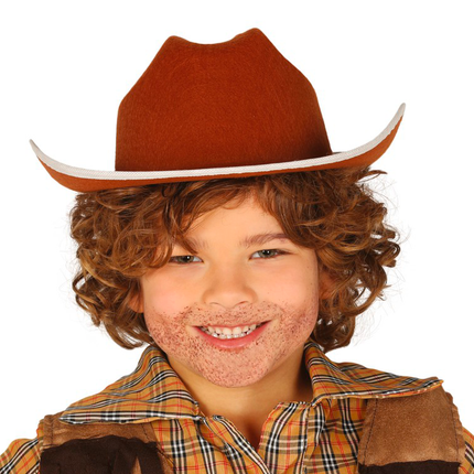 Cappello da cowboy marrone bambino
