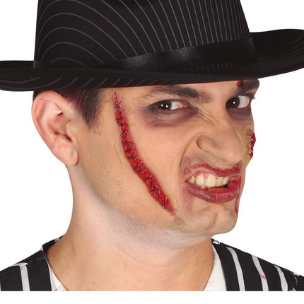 Cicatrice di Halloween cucita