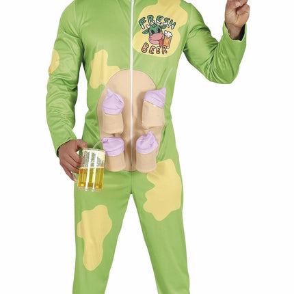 Birra in costume da mucca
