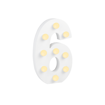 6 Figure luminose da 16,5 cm