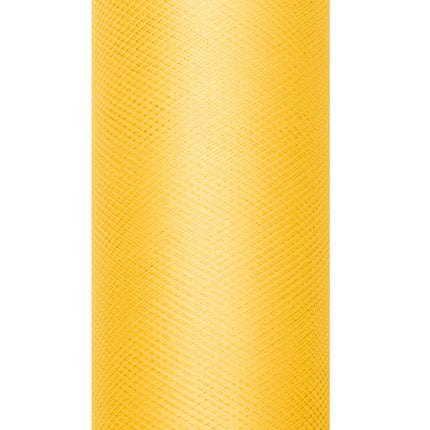 Rotolo di tulle giallo 15cm 9m