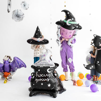 Palloncino ad elio Halloween Cauldron vuoto 1,9 m