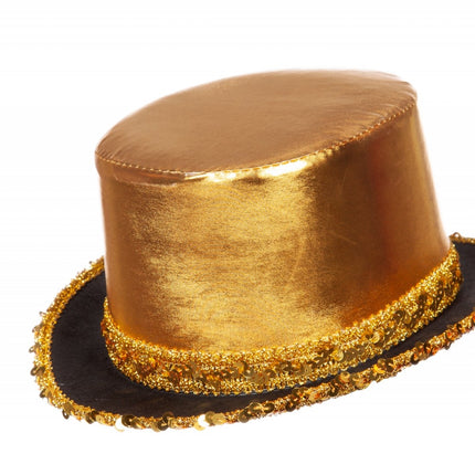 Cappello d'oro con fascia