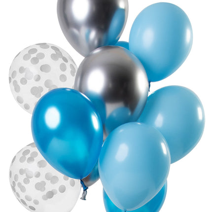 Set di palloncini blu 30cm 12 pezzi