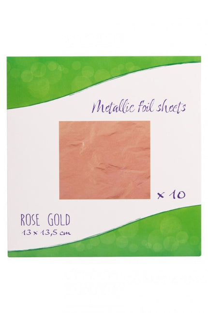 Fogli di carta stagnola PXP Oro Rosa Per 10