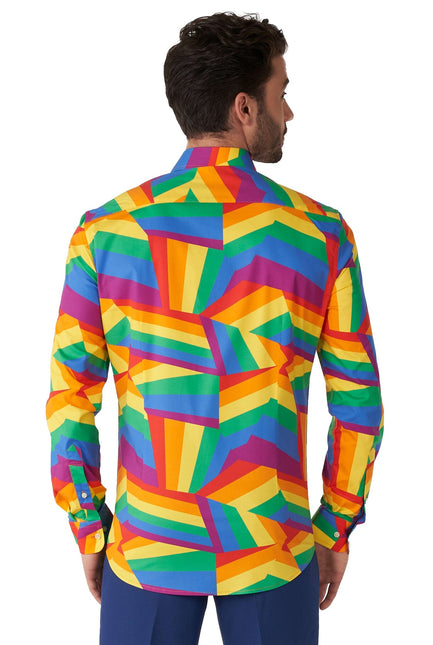 <tc>Zig</tc> Sega Camicia Arcobaleno Uomo <tc>OppoSuits</tc>