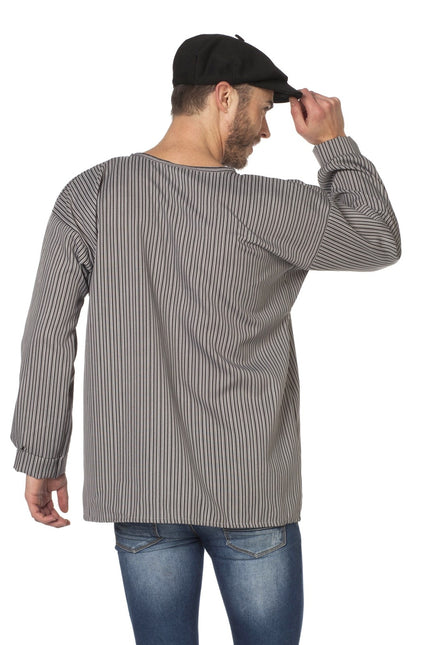 Smock da contadino da uomo grigio