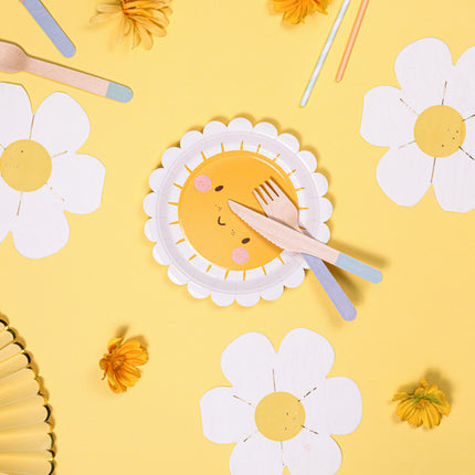 Tovaglioli a fiori 16,5 cm 12 pezzi