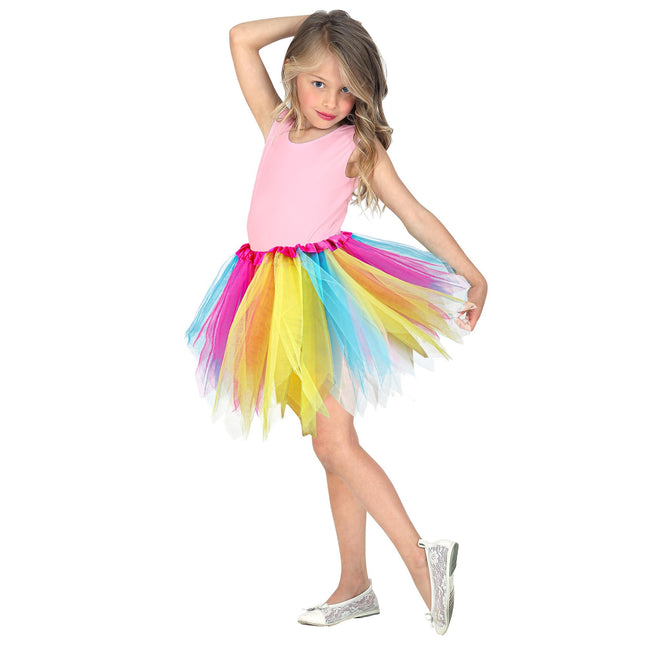 Tutù colorato bambina 40 cm