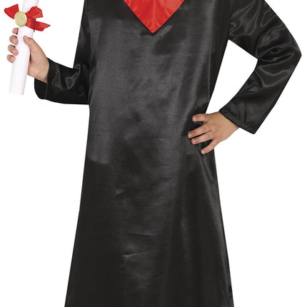 Abito da laurea nero blu bambino