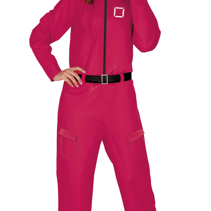 Costume quadrato donna rosa