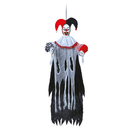 Decorazione appesa di Halloween Clown 1,2 m